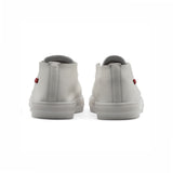 101 / White Full-Grain Leather / Milky White Translucent