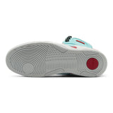 Elphi Baby Blue Nubuck Leather / White / Black