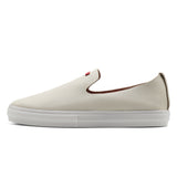 Glover / Bone Full-Grain Leather / Milky White Translucent