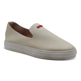 Glover / Bone Full-Grain Leather / Milky White Translucent