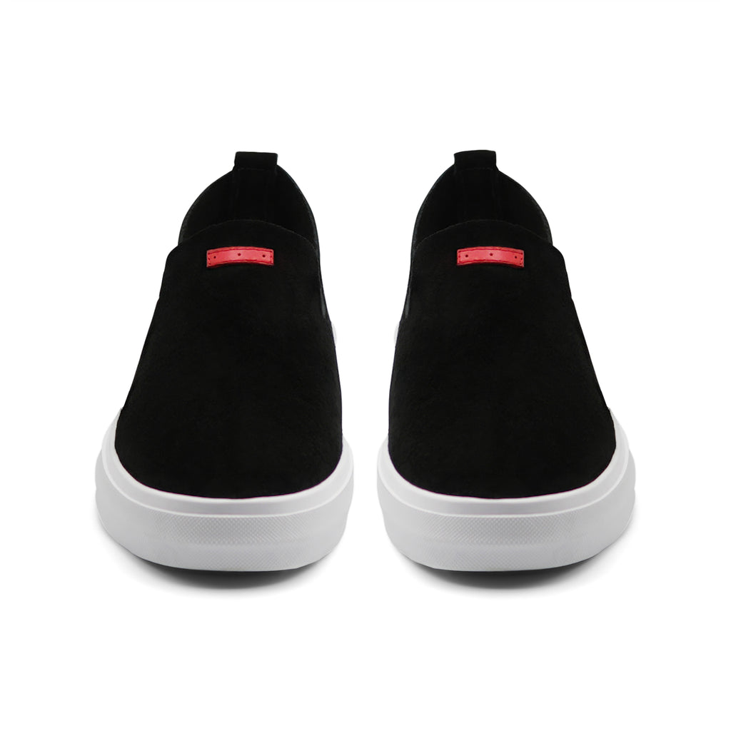 Glover / Black Pig Suede / White