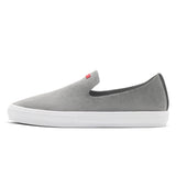 Glover / Dark Grey Pig Suede / White