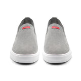 Glover / Dark Grey Pig Suede / White