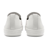 Glover / White Full-Grain Leather / White