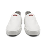 Glover / White Full-Grain Leather / White