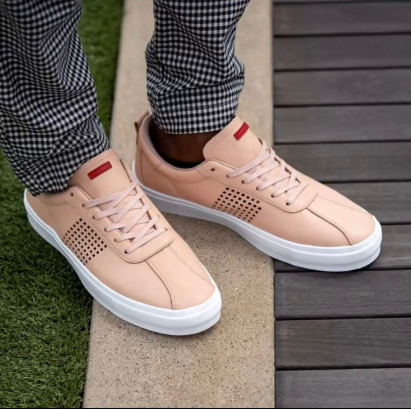 Cavell / Peach Full-Grain Leather