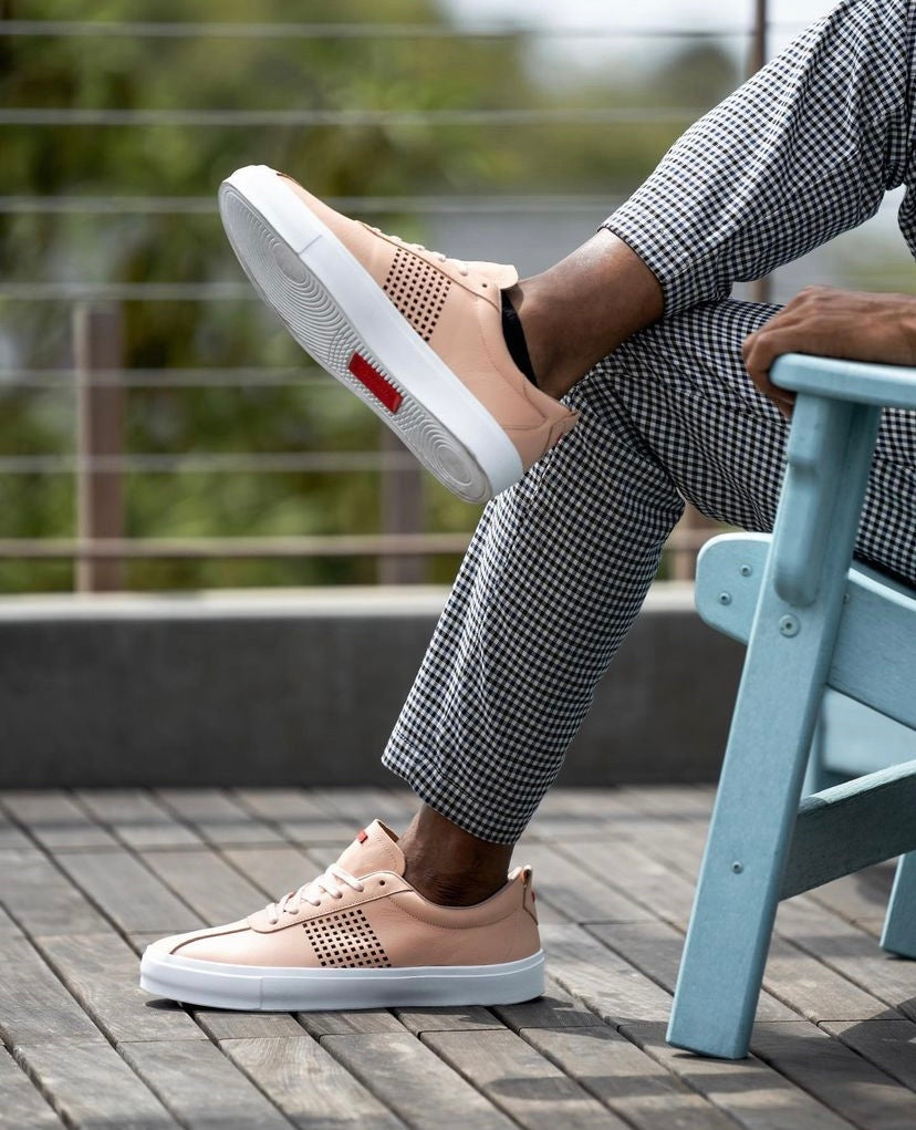 Cavell / Peach Full-Grain Leather