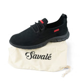 Lander Black Nubuck Leather / Black