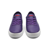 Saxony / Purple Full-Grain Leather / White