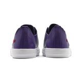 Saxony / Purple Full-Grain Leather / White