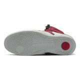 Elphi Red Full-Grain Leather / White