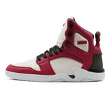 Elphi Red / White Full-Grain Leather / Black