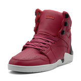 Elphi Red Full-Grain Leather / White