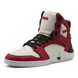 Elphi Red / White Full-Grain Leather / Black