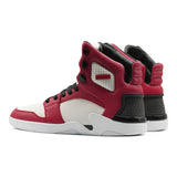 Elphi Red / White Full-Grain Leather / Black