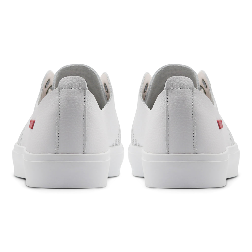 Seika / White Full-Grain Leather / White