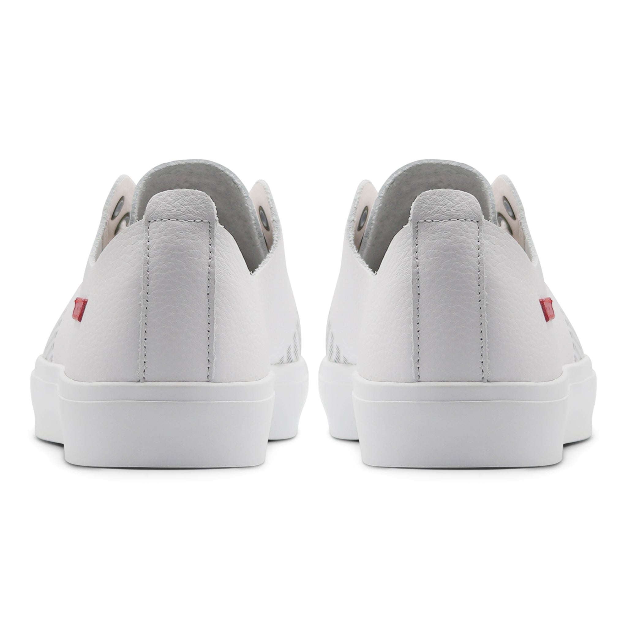 Seika / White Full-Grain Leather / White