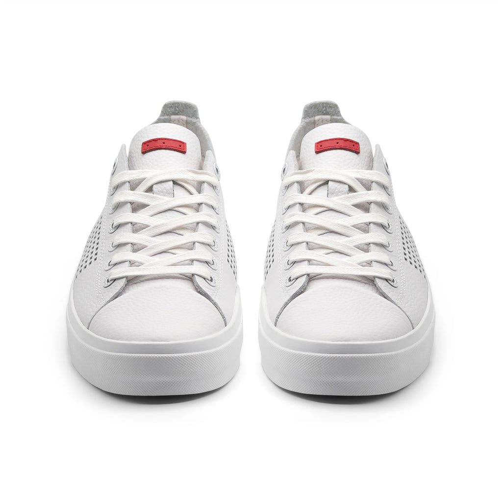 Seika / White Full-Grain Leather / White