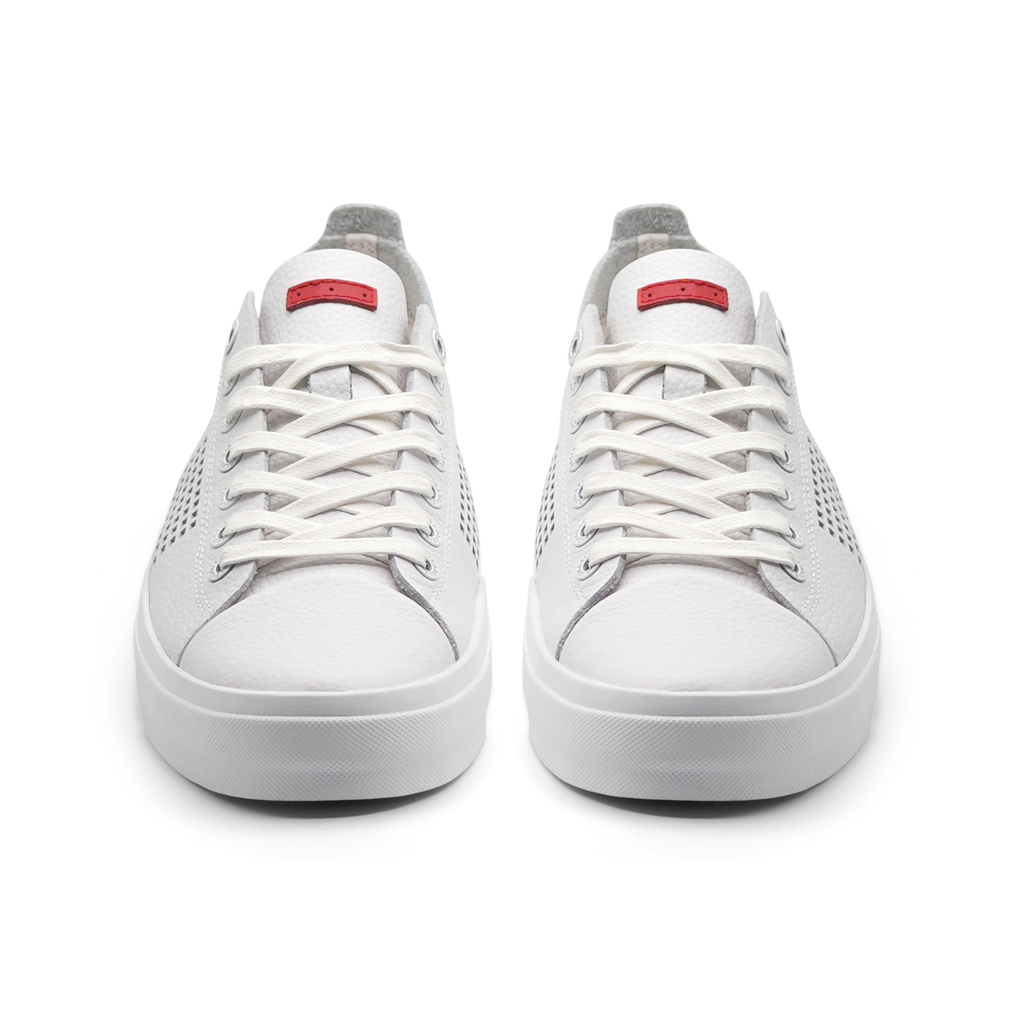 Seika / White Full-Grain Leather / White