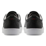 Cavell / Black Full-Grain Leather  / White
