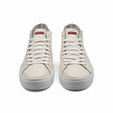 Baynor / White Full-Grain Leather / White