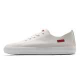 Saxony / White Full-Grain Leather / White