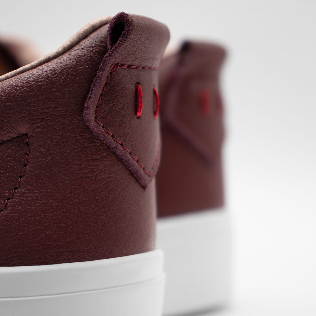Cavell / Burgundy Full-Grain Leather