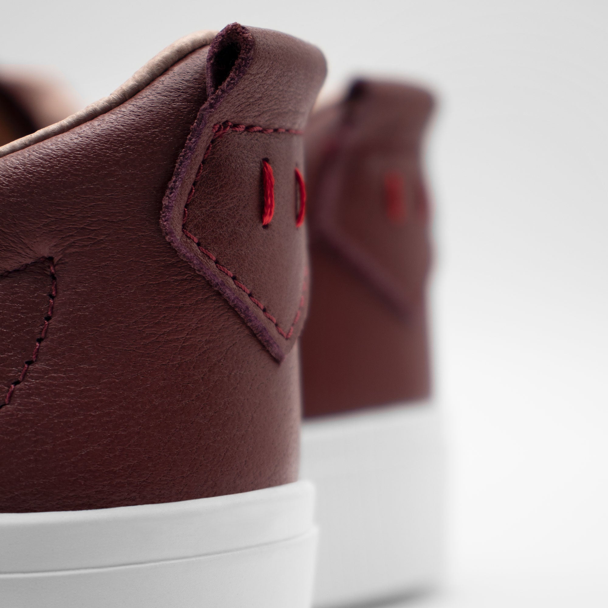 Cavell / Burgundy Full-Grain Leather