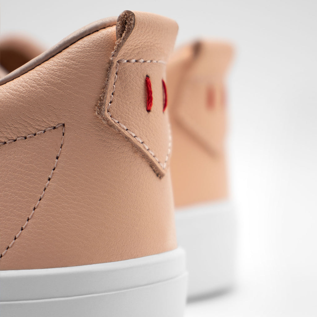 Cavell / Peach Full-Grain Leather