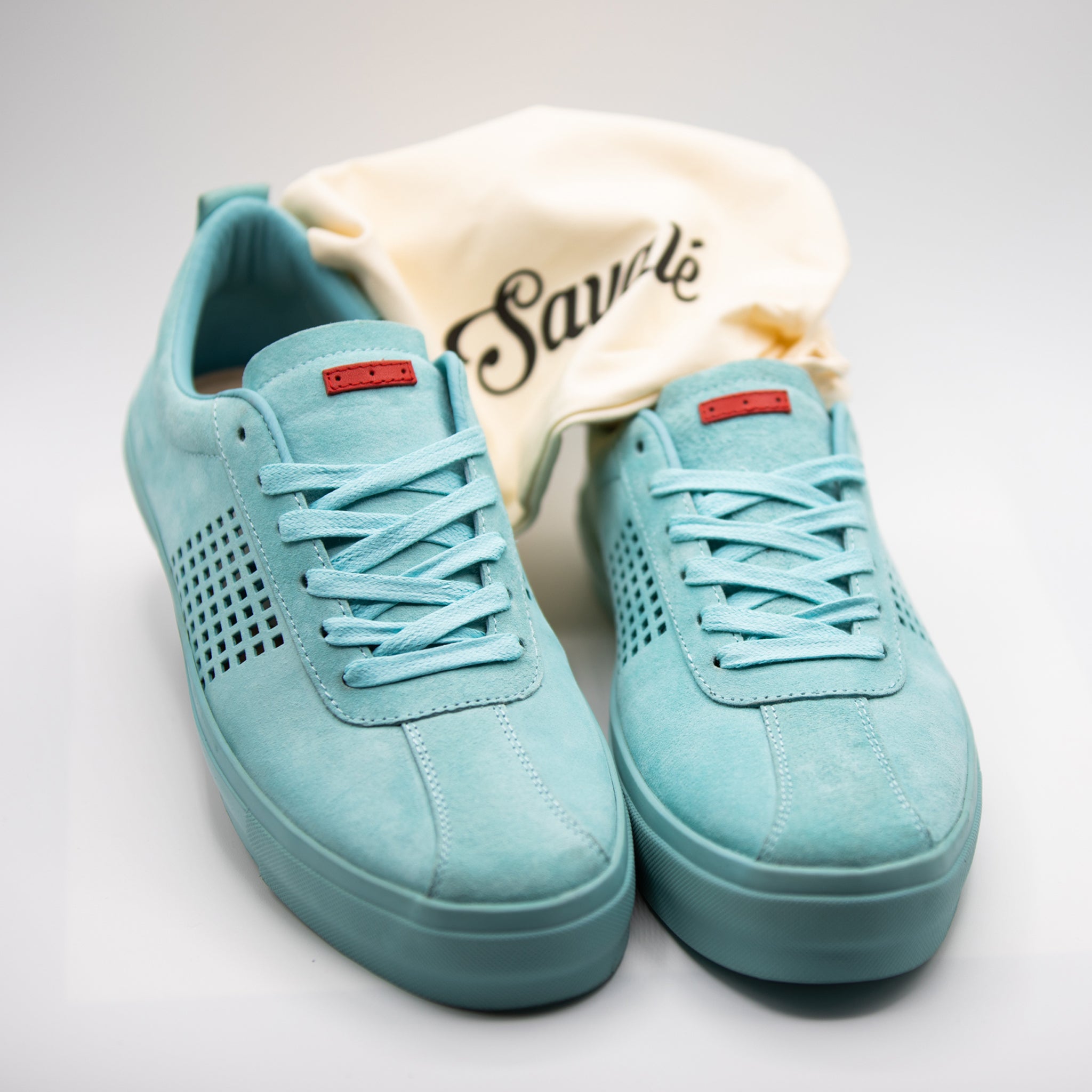 Cavell / Light Blue Pig Suede