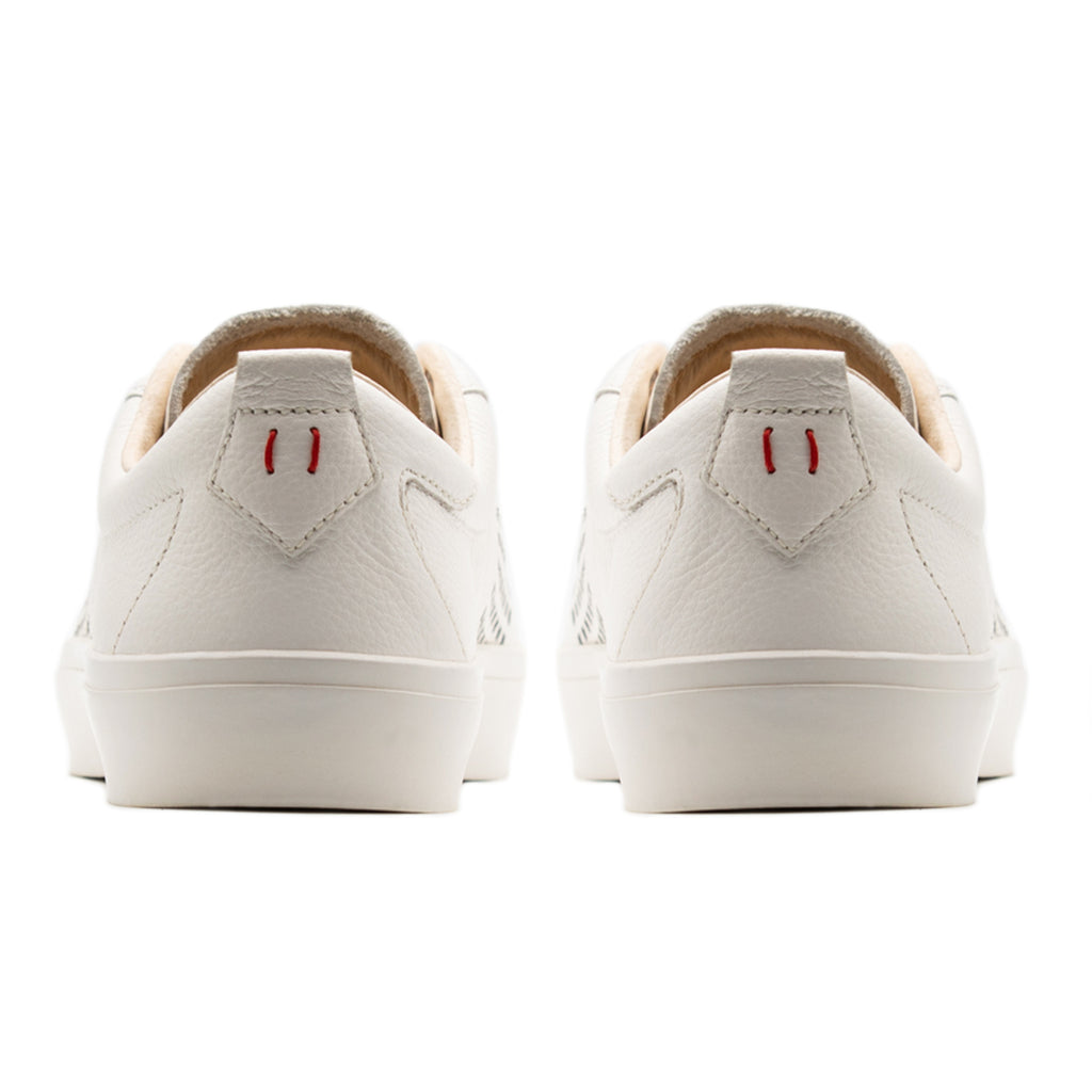 Cavell / White Full-Grain Leather