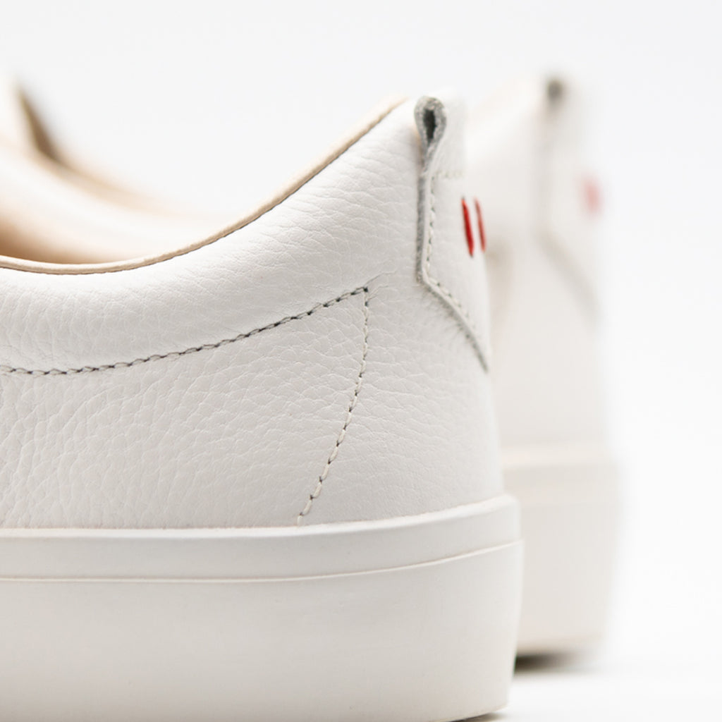 Cavell / White Full-Grain Leather