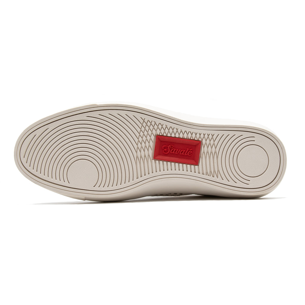 Cavell / White Full-Grain Leather