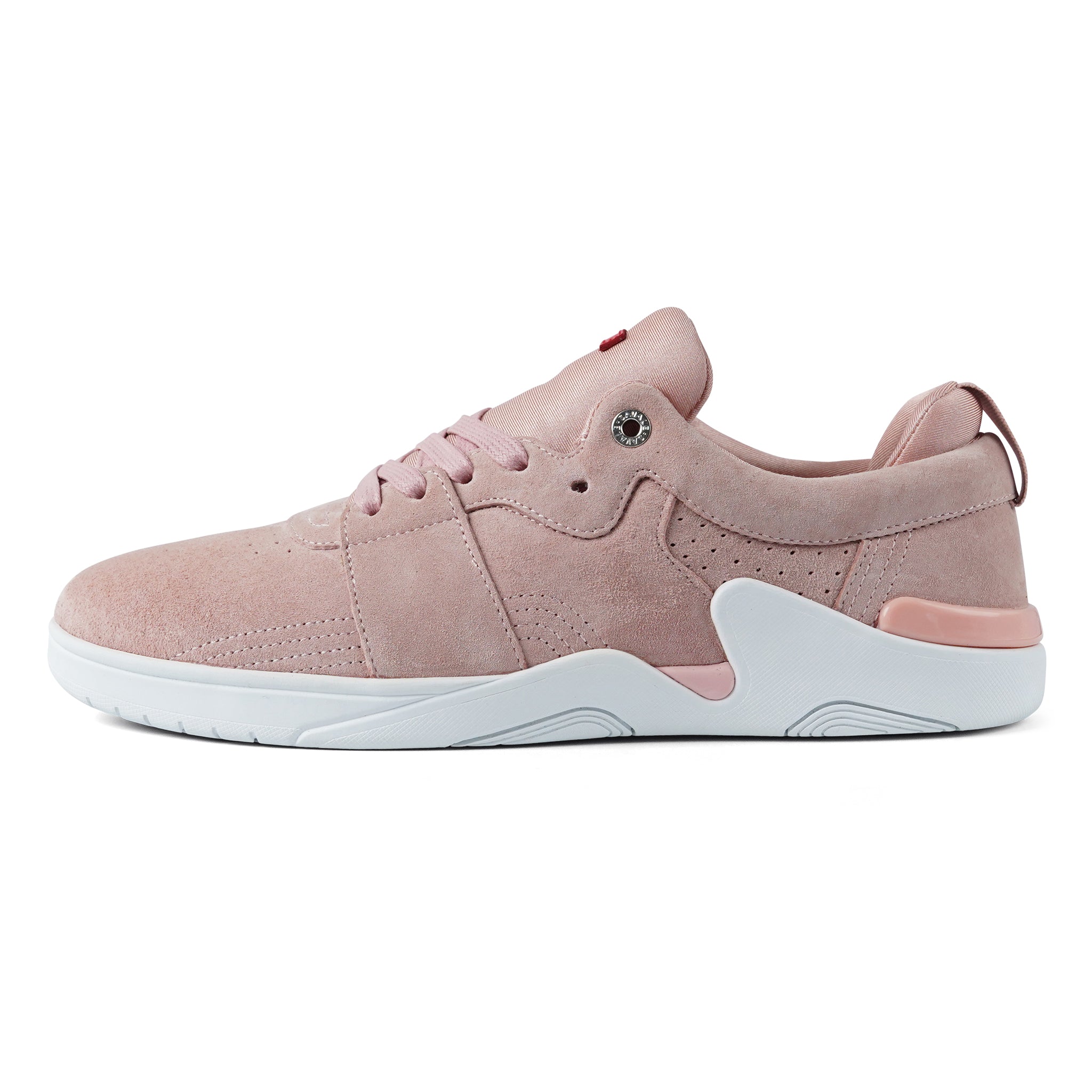 Cosmo Coral Pig Suede / White