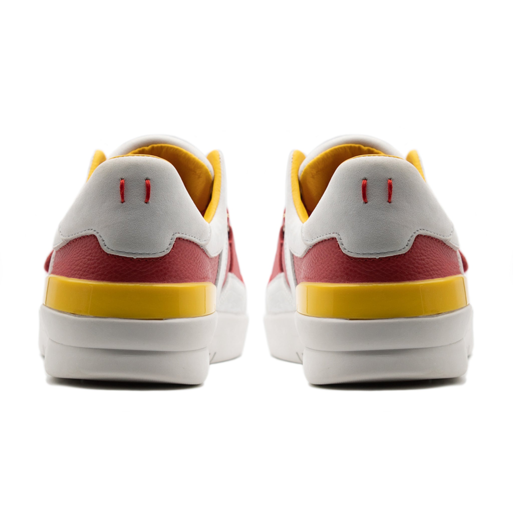 Dumont Red / Light Grey Full-Grain Leather / Orange