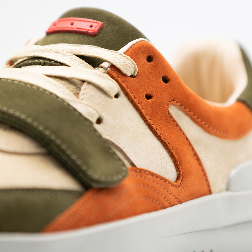 Dumont Tan / Brown / Olive Pig Suede / Grey