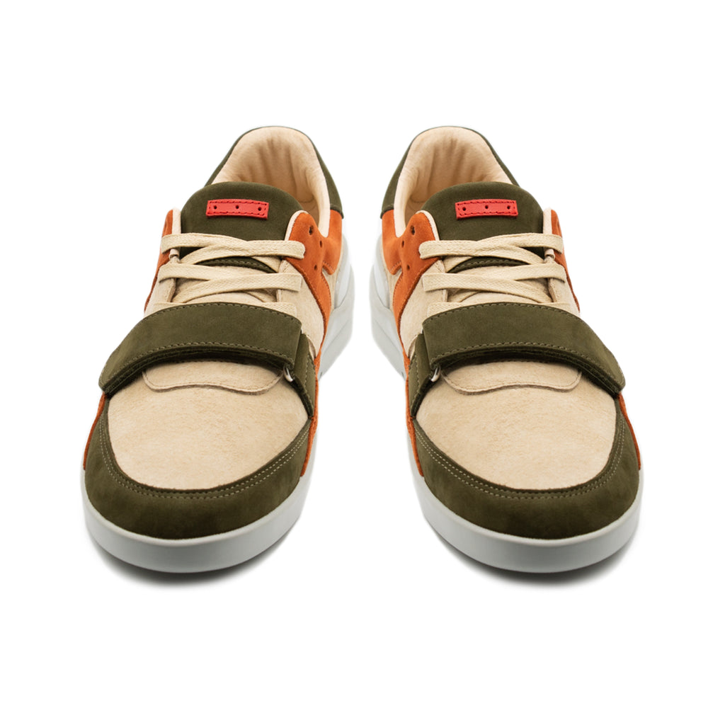 Dumont Tan / Brown / Olive Pig Suede / Grey