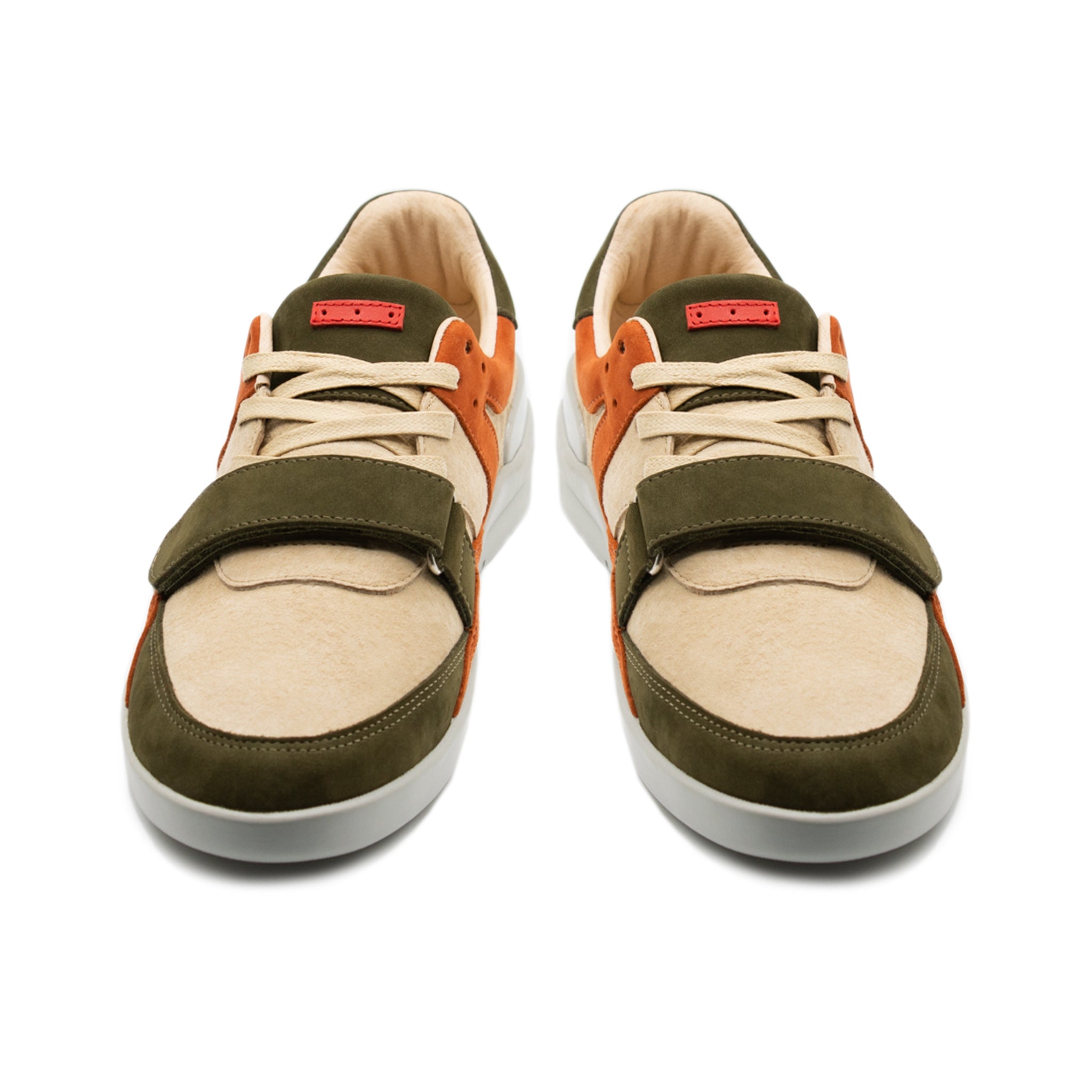 Dumont Tan / Brown / Olive Pig Suede / Grey
