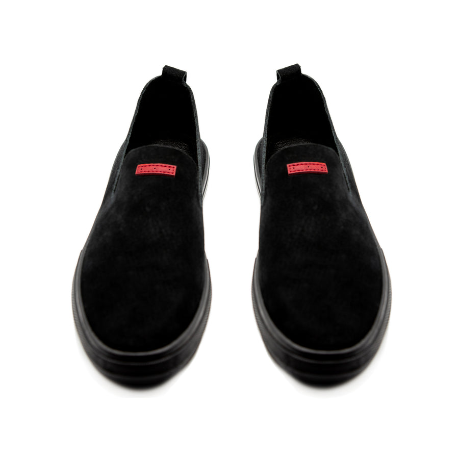 Glover Black / Black Pig Suede