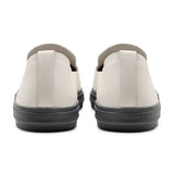 Glover / Bone Full-Grain Leather / Black