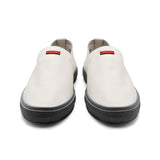 Glover / Bone Full-Grain Leather / Black