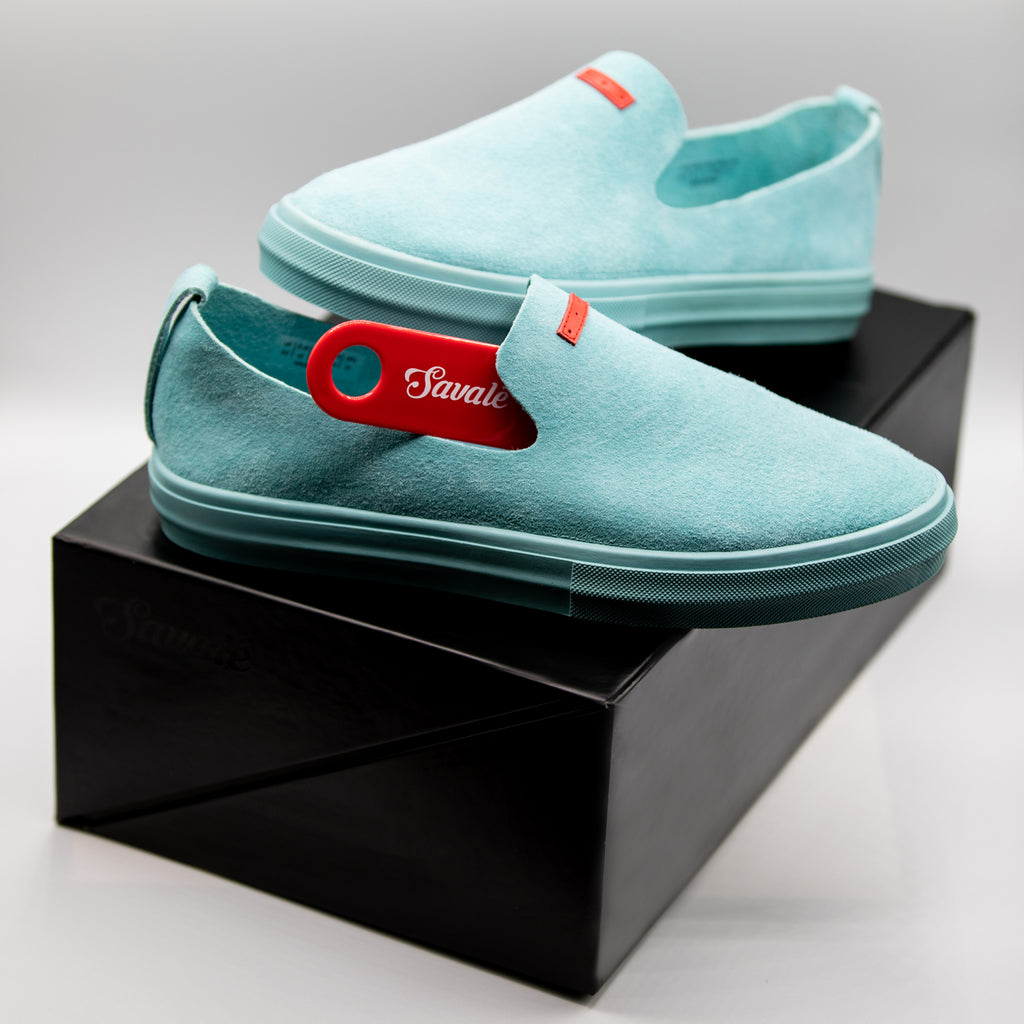 Glover / Light Blue Pig Suede