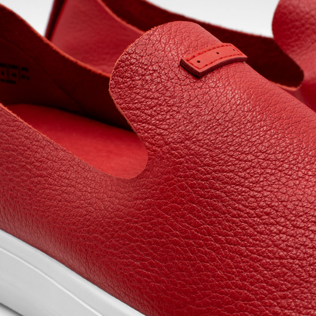 Glover / Red Full-Grain Leather