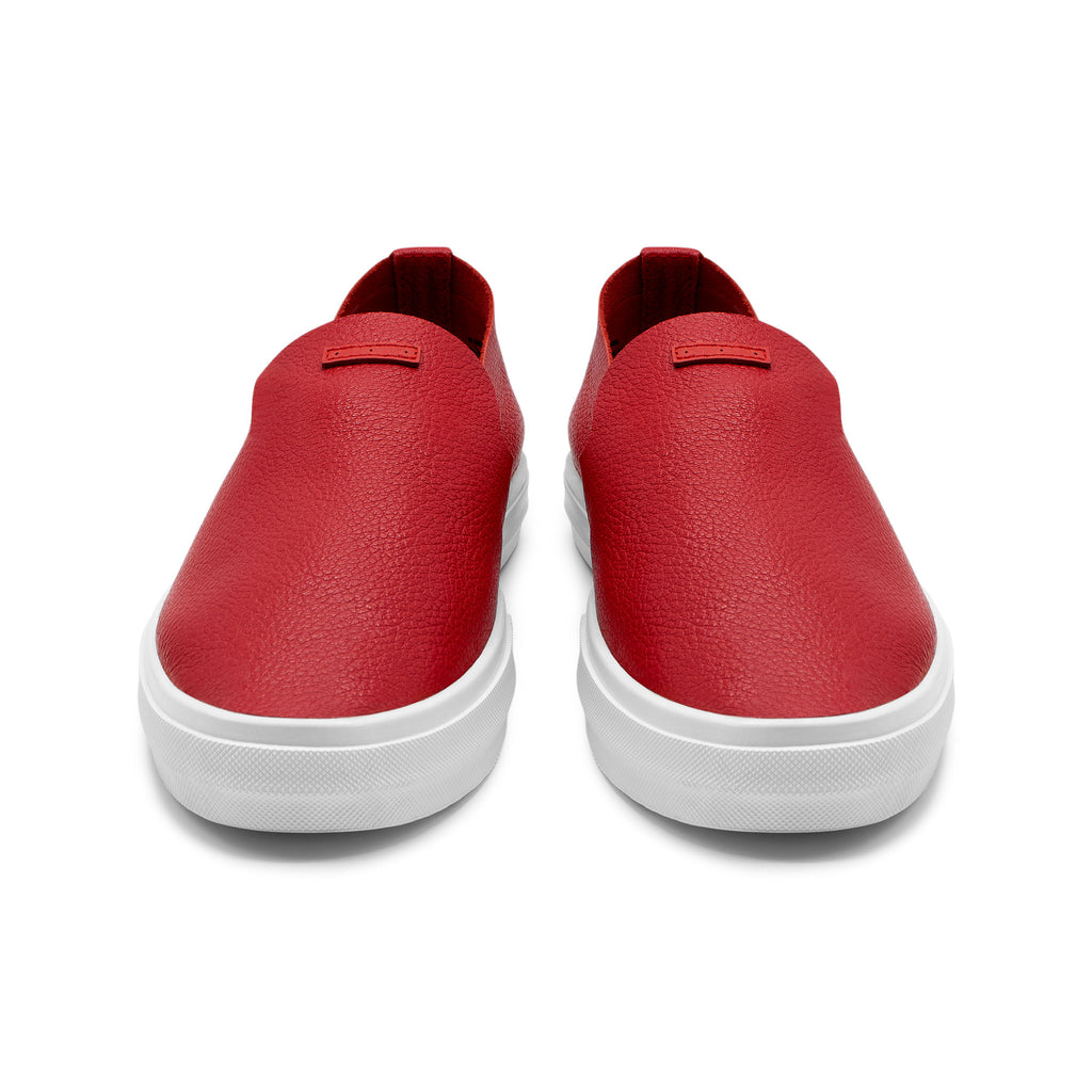 Glover / Red Full-Grain Leather
