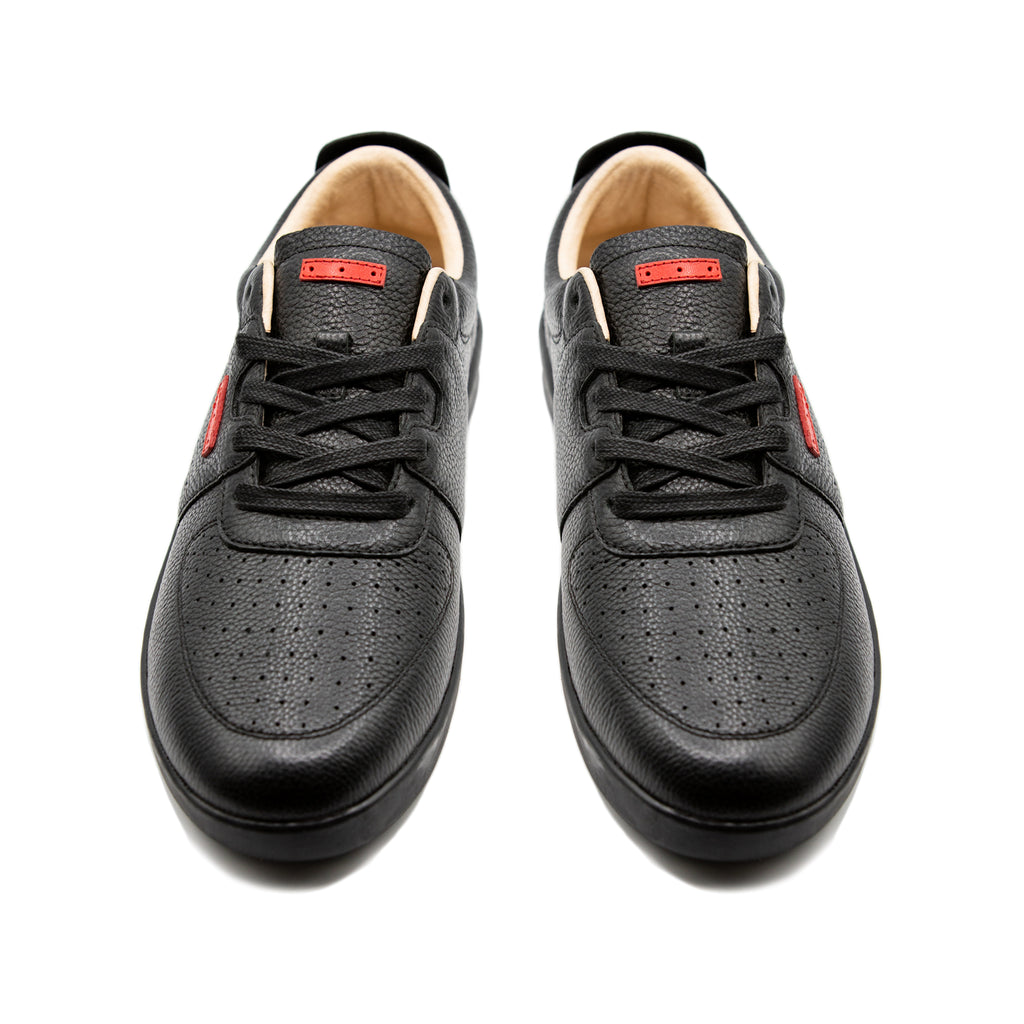 Harmann Black Full-Grain Leather / Black