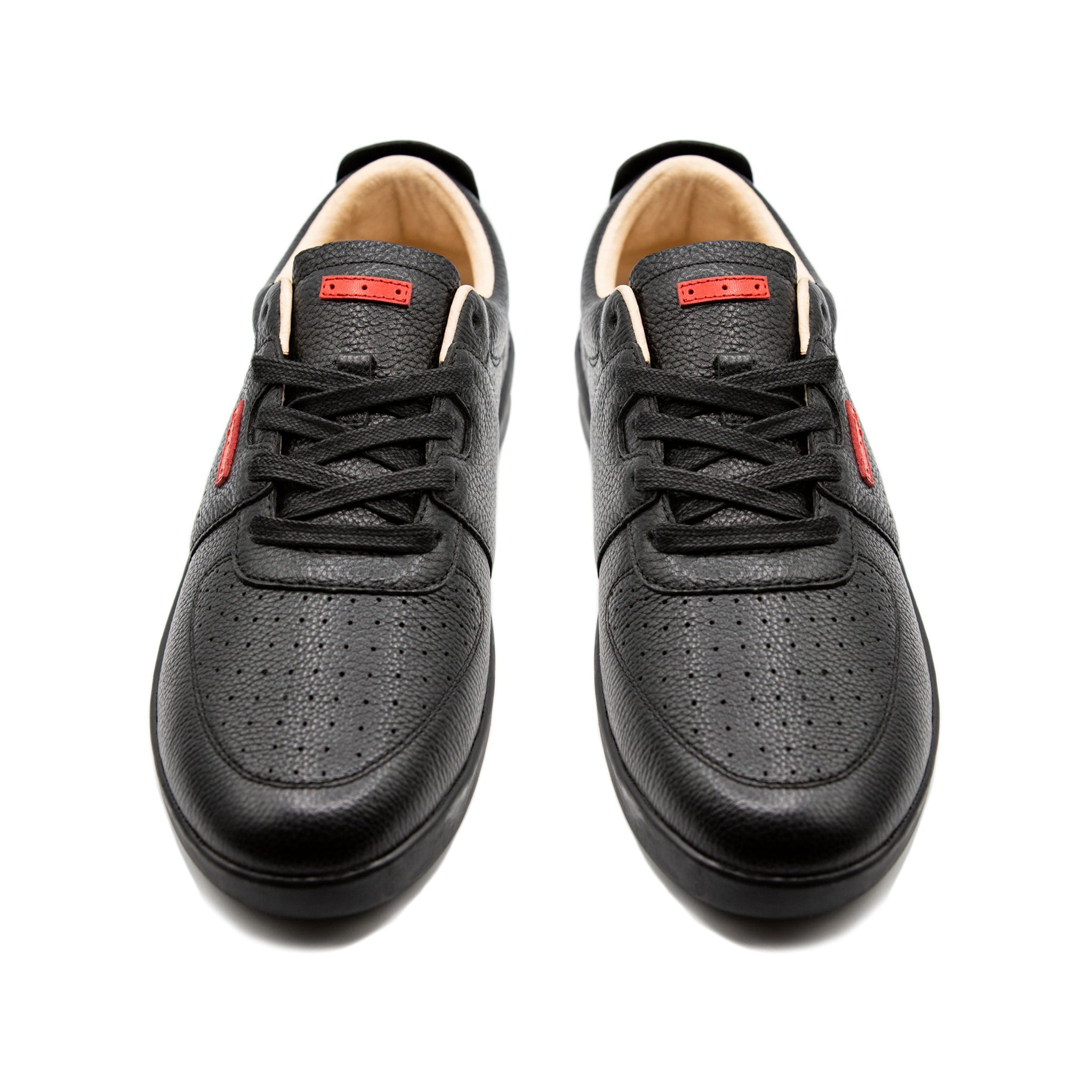 Harmann Black Full-Grain Leather / Black