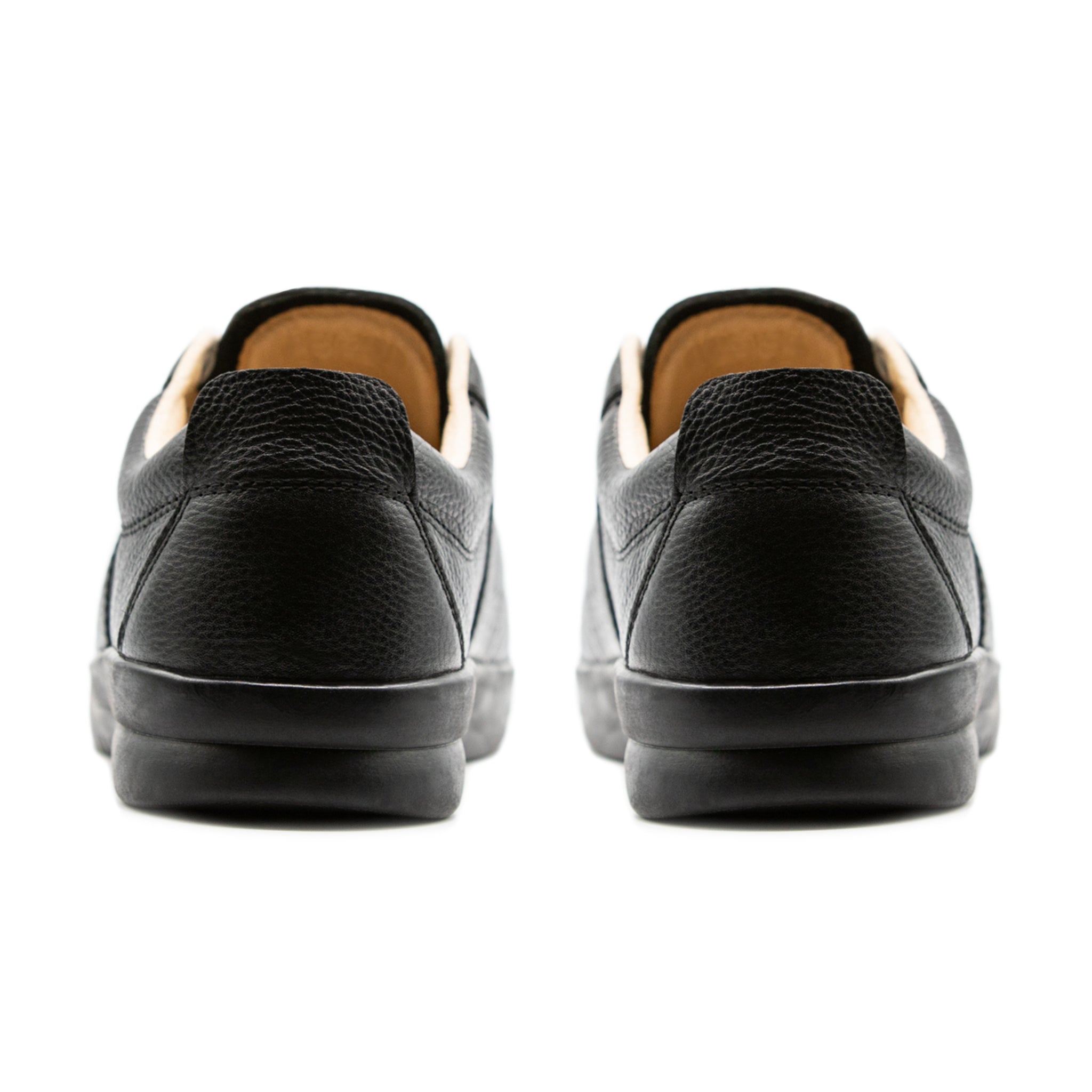 Harmann Black Full-Grain Leather / Black