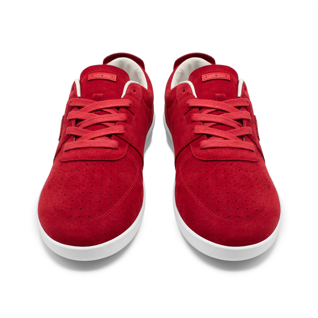 Harmann / Red Pig Suede / White