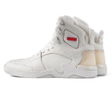 Elphi Light Grey Full-Grain Leather / White