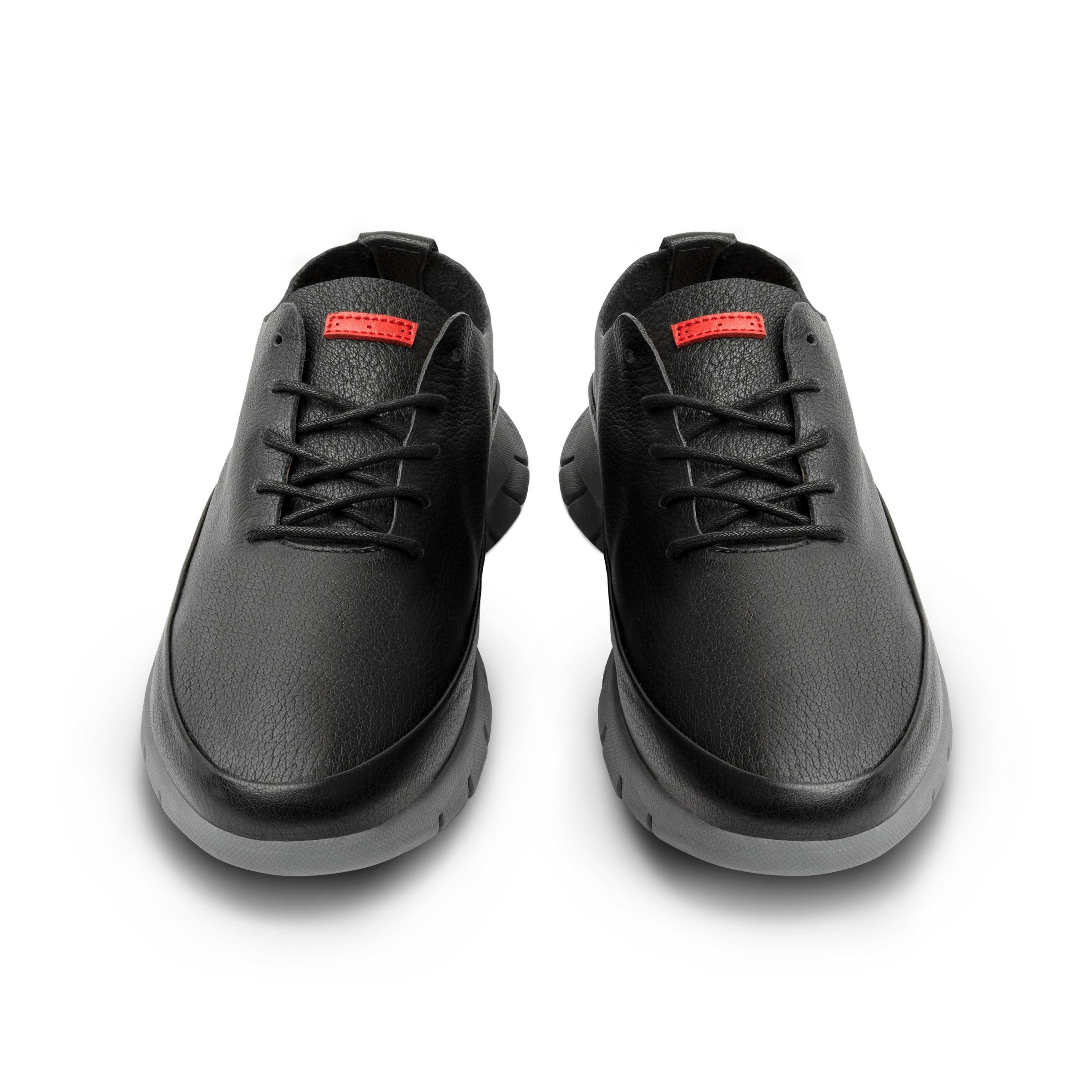 Pascal / Black Full-Grain Leather / Grey